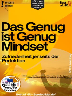 cover image of Das Genug-ist-Genug-Mindset – Zufriedenheit jenseits der Perfektion
